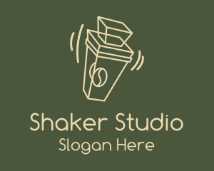 Shaker - Monoline Coffee Shaker logo design