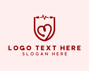 Clinic - Medical Lifeline Heart logo design