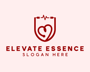 Nursing Home - Medical Lifeline Heart logo design