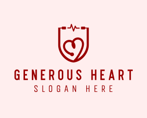 Medical Lifeline Heart logo design