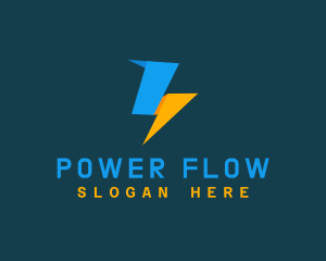  Power Lightning Bolt logo design