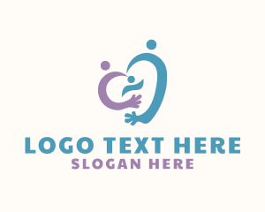 Shelter - Heart Family Care logo design