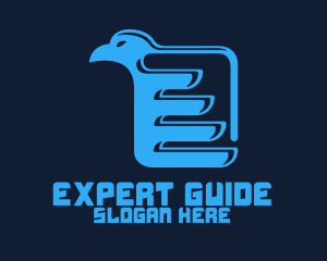 Guide - Eagle Wings Book logo design