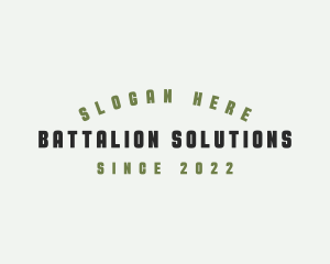 Military Army Brand logo design