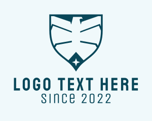 Zoology - Eagle Shield Protection logo design