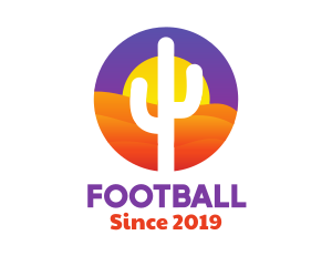 Arizona - Desert Sun Badge logo design