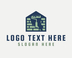 Warehouse - Brick House Painting logo design