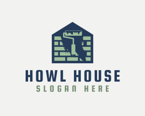 Brick House Painting logo design