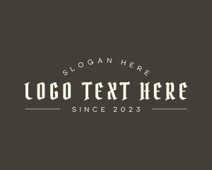 Gothic Business Brand Logo