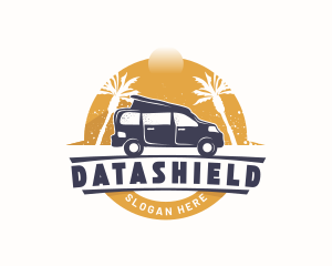 Van Travel Transportation Logo