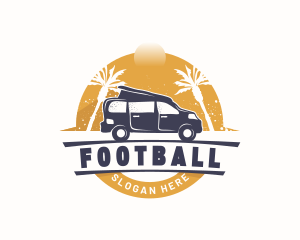 Camping - Van Travel Transportation logo design