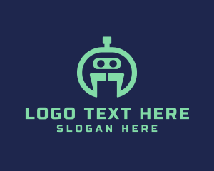 Game Streamer - Robot Tech Machine logo design