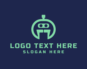 Robot Mascot - Robot Tech Machine logo design