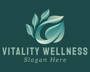  Wellness Nature Leaves logo design