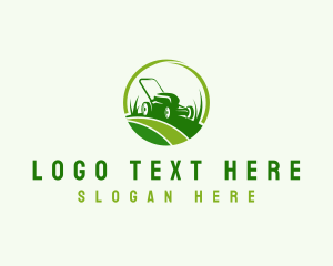 Yard - Lawn Mower Gardening logo design