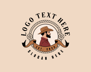 Western Cowboy Rope Logo