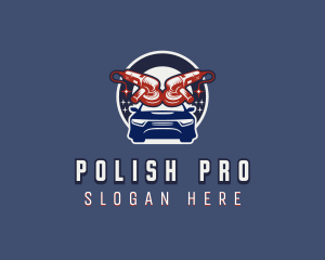Polish - Car Vehicle Polisher logo design