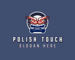 Polish - Car Vehicle Polisher logo design