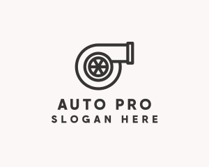 Auto Turbo Charger logo design