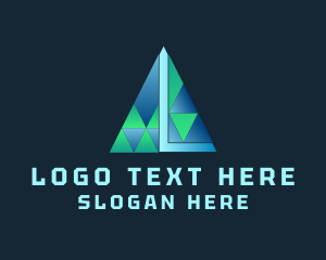 Letter L - Triangle Letter L logo design