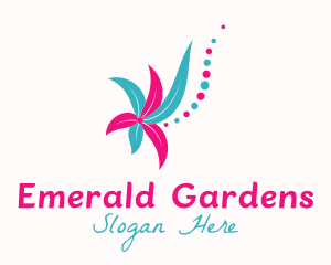 Organic Spa Garden  logo design