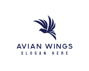 Bird Wings Fly logo design