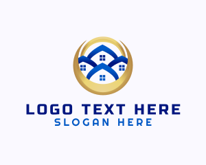 Subdivision - Luxury Real Estate House logo design