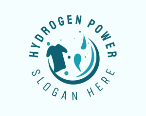 Hydrogen - Laundry Cleaning Sanitation logo design