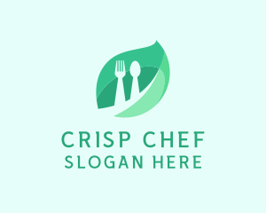 Herb Food Cutlery logo design