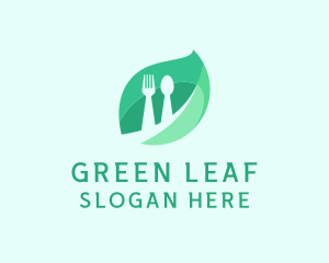 Herb Food Cutlery logo design