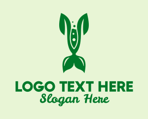 Scientist - Leaf Organic Chemistry logo design