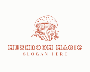 Mushroom - Natural Herbal Mushroom logo design
