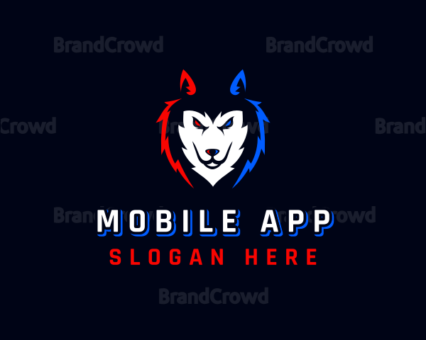 Wolf Husky Gaming Logo