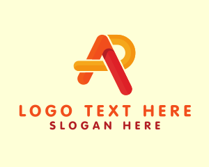 Letter Ar - Funky Modern Business Letter AR logo design