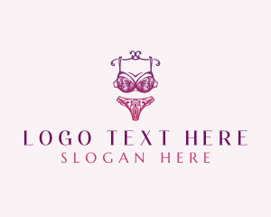 Curves - Feminine Lingerie Underwear logo design