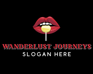 Lips Sweet Candy  Logo