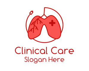 Lung Health Clinic  logo design