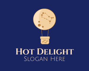 Constellation Hot Air Balloon logo design