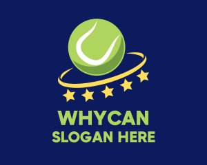 Star Tennis Player Logo