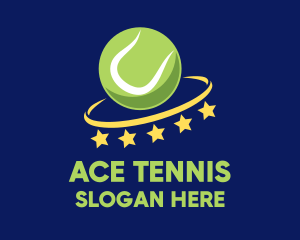 Tennis - Star Tennis Player logo design