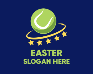 Professional Tennis Player - Star Tennis Player logo design
