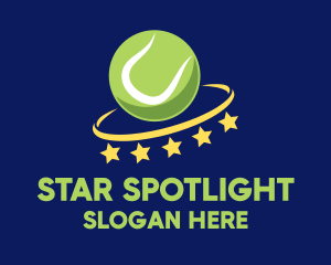 Star Tennis Player logo design