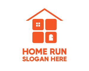 Orange Home Improvement logo design