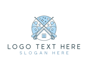 Cleaning - Power Washing Cleaning logo design