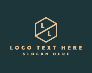 Signage - Modern Business Hexagon logo design