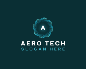 Tech Ai Propeller logo design