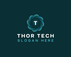 Tech Ai Propeller logo design