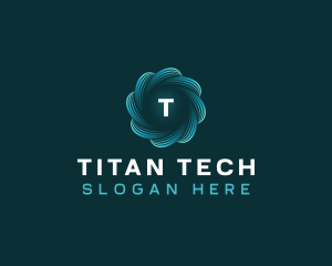 Tech Ai Propeller logo design