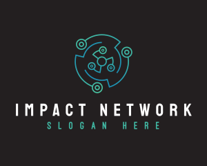 Digital Networking Link logo design