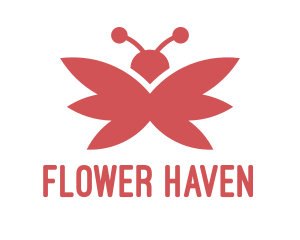 Nature Flower Bug logo design